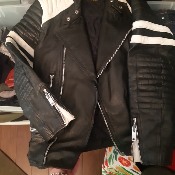 Echtes Leder Motorcycle Jacket - Picture 5 of 6